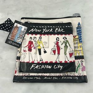 NWT BRIGHTON FASHION CITY 2-in-1 POUCH SET